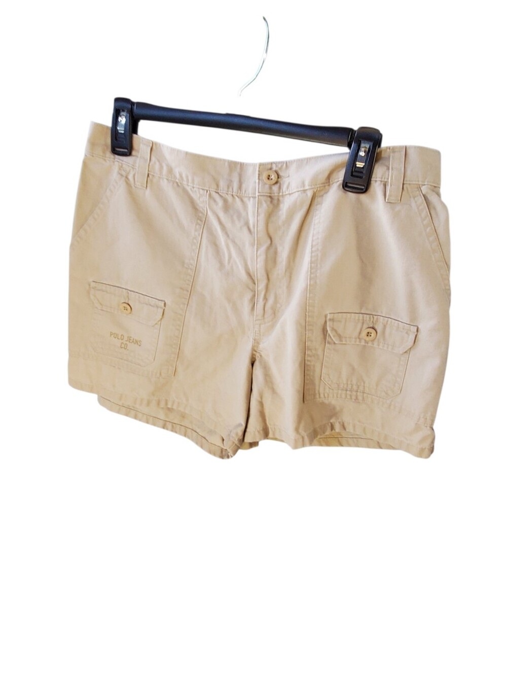 Polo Ralph Lauren Women's Light Khaki Cotton Shorts Size 12
